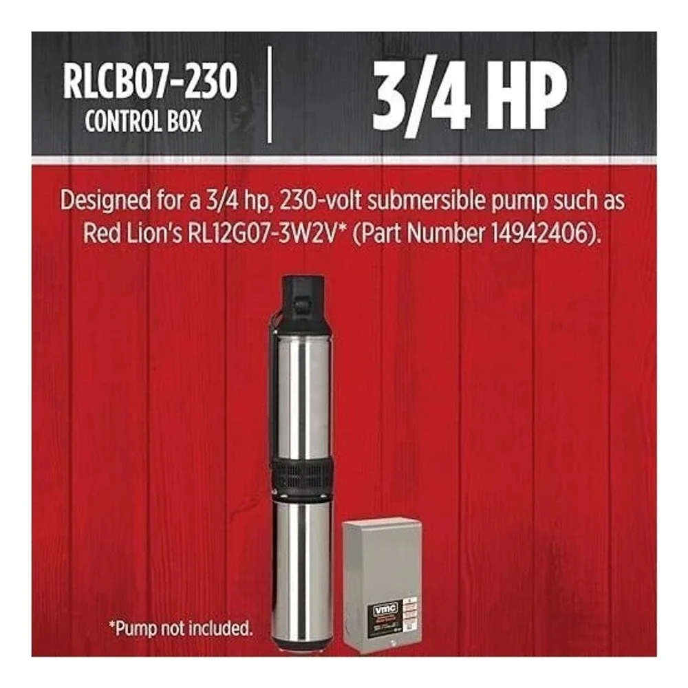 Red Lion VMC 14940943 Submersible Motor Control Box 1/2 HP 230V 6.0A